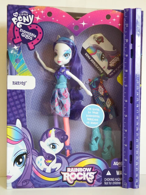 MY LITTLE PONY Equestria Girls RAINBOW ROCKS RARITY Doll & her ...