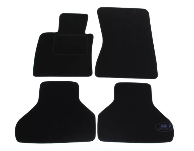 TAPIS DE SOL NOIR VELOURS SUR MESURE (AV+AR) pour BMW X5 E70 2006-2012  4pcs