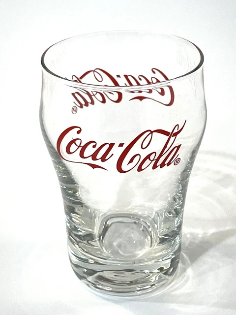 Coca Cola Vintage Miniature Fountain Glass Shot Glass 3” Tall