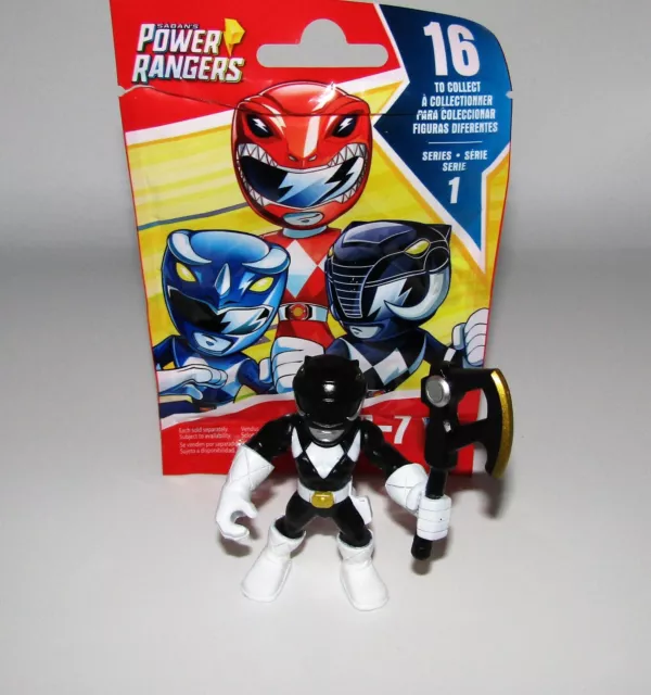 Hasbro Power Rangers Series 1 Playskool Heroes Figure Black Ranger Zack New