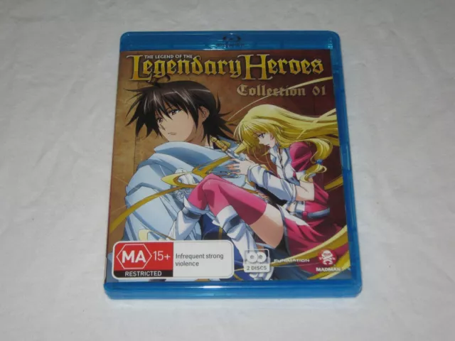 Legend of Legendary Heroes 4-DVD Complete Anime Series Eps 1-24 Disc Only  Funima