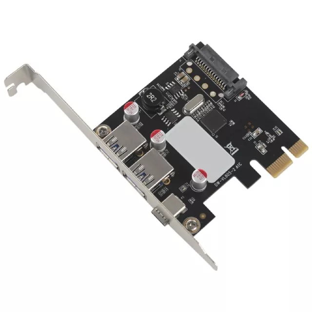 Usb 3.1 Type C Pcie Expansion Card Pci-E To 1 Type C And 2 Type A 3.0 Usb8733