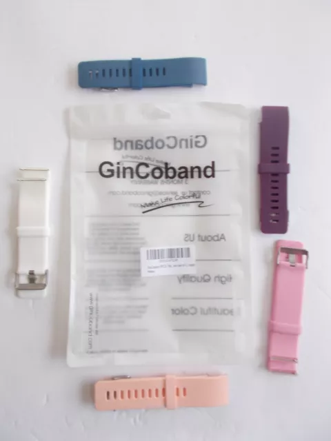 6 Assorted Gincoband   Watch Wristbands & 1 Swees Wristband