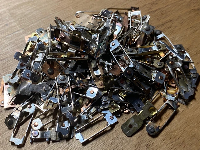 3 (three) ounces of microswitch contacts for precious metal recovery