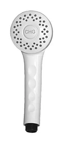 White Handheld Showerhead - Ecofriendly, ADA Compliant