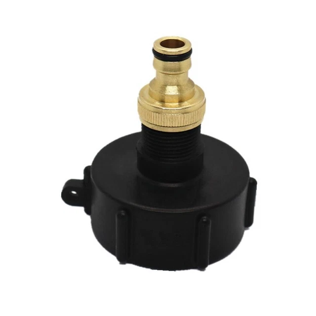 Adaptador de tanque IBC de hilo grueso para manguera de jardín de repuesto Connect