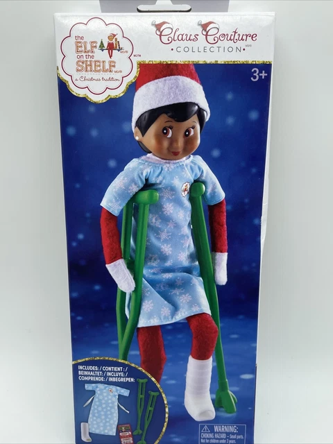 Elf On The Shelf Care Kit Crutches Boy Girl  Doll Clothes 2021 New