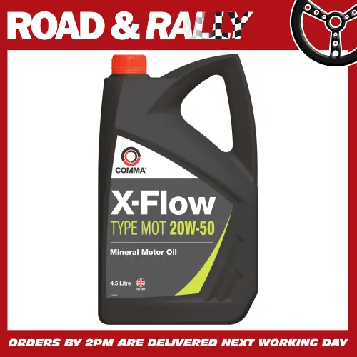 Comma X-Flow Type MOT 20W50 Mineral Engine Oil 4.5 Litre XFMOT1G