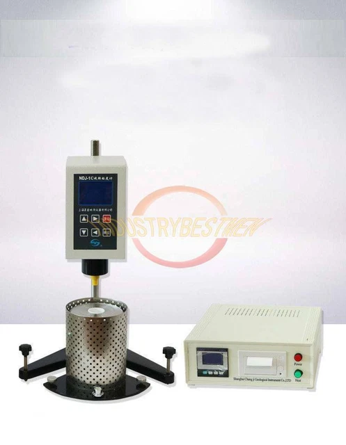 1Pc Ndj-1C Digital Brookfield Rotational Viscometer Viscosity Meter Fluidimeter