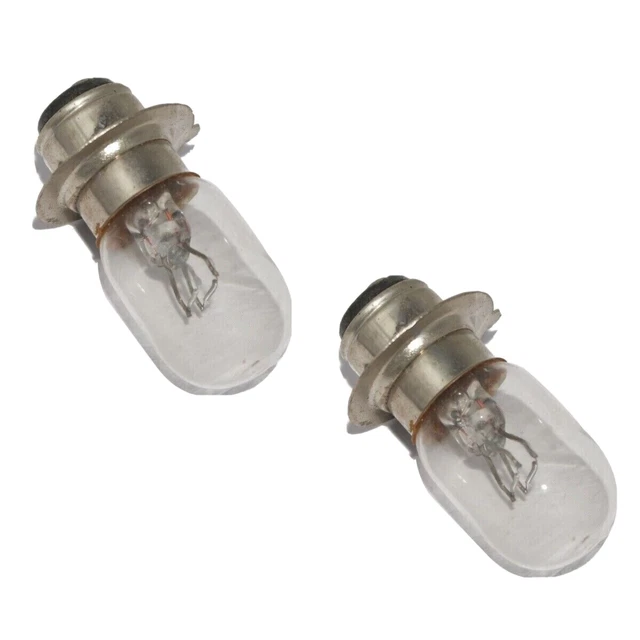 Paire 6v 25/25w lampe frontale ampoule de phare pour moto Scooter voiture...