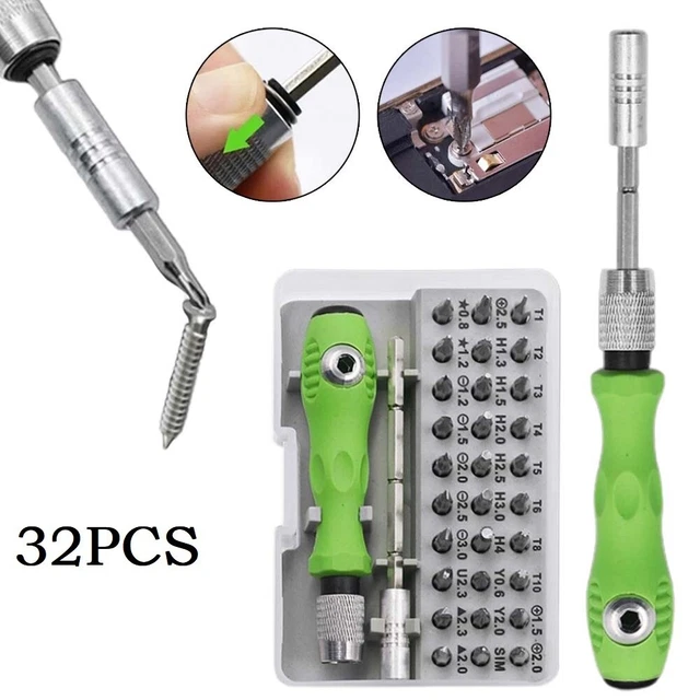 Bequem und effizient 32-teiliges Schraubendreher-Bit-Set für Torx Ratsche Schra