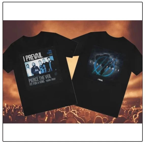 I PREVAIL TRUE Power World Tour Concert 2023 Shirt EUR 22,90 PicClick IT