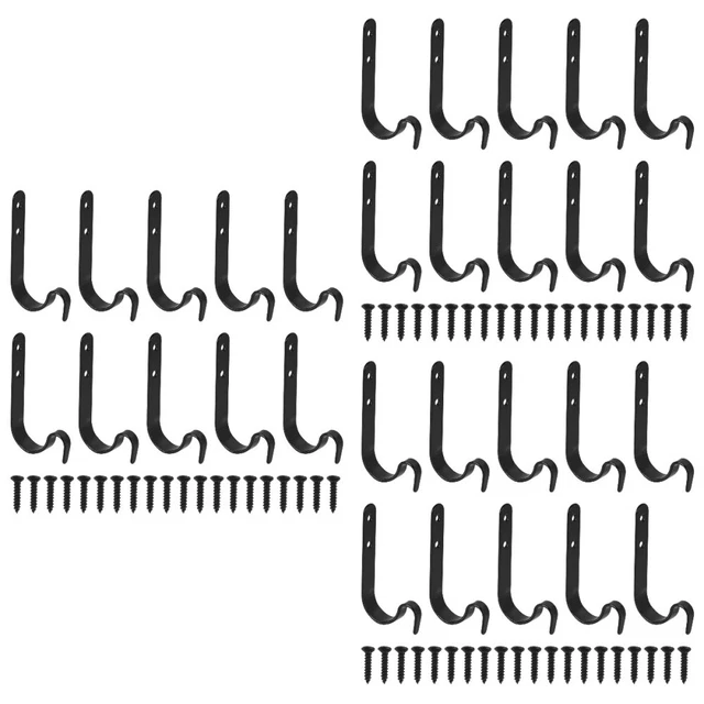 30 Pcs Iron Hook up Antique Coat Hanger Old Fashioned Hooks
