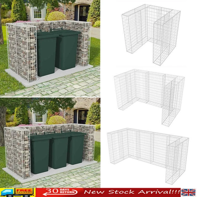 OUTDOOR SINGLE/DOUBLE/TRIPLE WHEELIE Bin Shed for 240L Garbage Bins