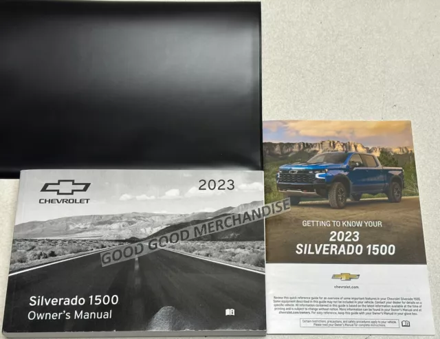 2023 Chevrolet Silverado 1500 Owners Manual User Guide V8 V6 I4 4Wd 2Wd