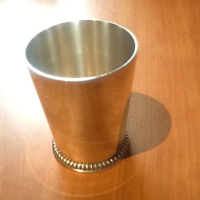 TIMBALE EN MÉTAL argenté Baptême, communion EUR 13,00 PicClick FR