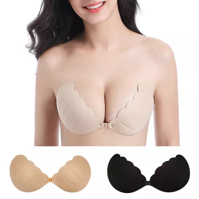 3/4 CUP TRANSPARENT Clear Push Up Bra Strap Invisible Bras Women Underwire  US £4.79 - PicClick UK