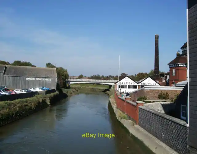 Photo 6x4 River Ouse near Harveys Brewery Lewes  c2011