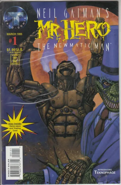 Mr Hero The Newmatic Man #1, 2, 3, 4, 5, 6, 7 (1995, Tekno Comix)