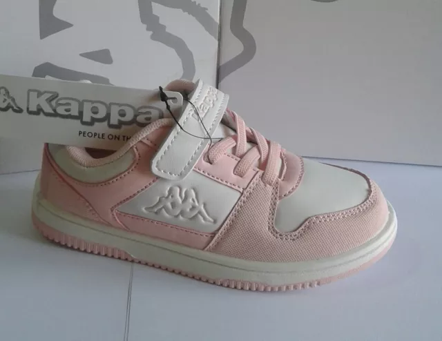 Kappa Scarpe Bambina Con Velcro, Lacci Elastici