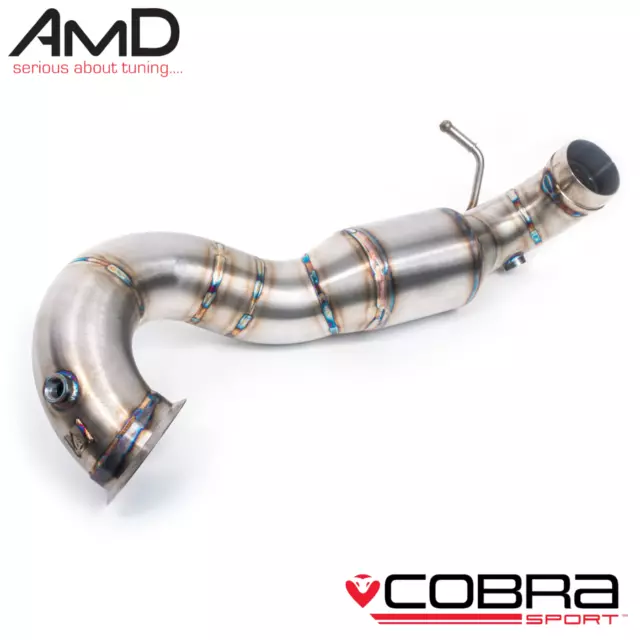 Cobra Downpipe Sports Cat Exhaust A45 AMG CLA45 GLA45 ME46 Fits OEM CatBack