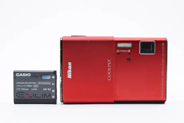 Nikon COOLPIX S80 レッド 基本動作確認済 Amazon | Nikon Coolpix S80 14.1 MP デジタルカメラ 3.5インチ
