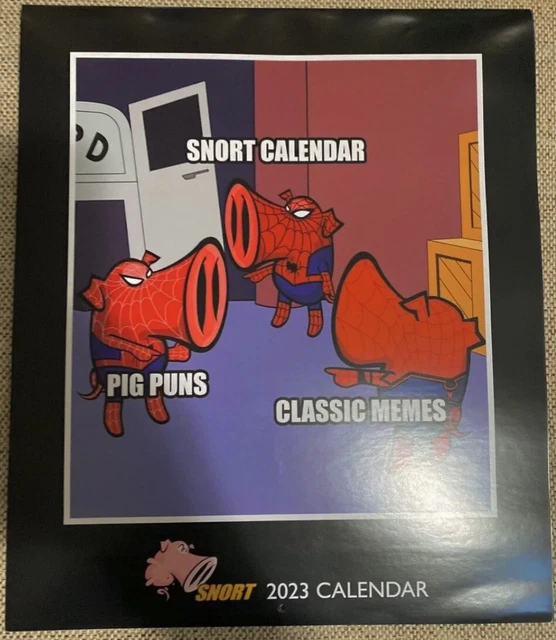 NEW SNORT 12 Months Pig Puns Cartoon Memes 2023 Wall Calendar Funny Gag Gift 5 99 PicClick NEW SNORT 12 Months Pig Puns Cartoon Memes 2023 Wall Calendar Funny Gag Gift 5 99 PicClick