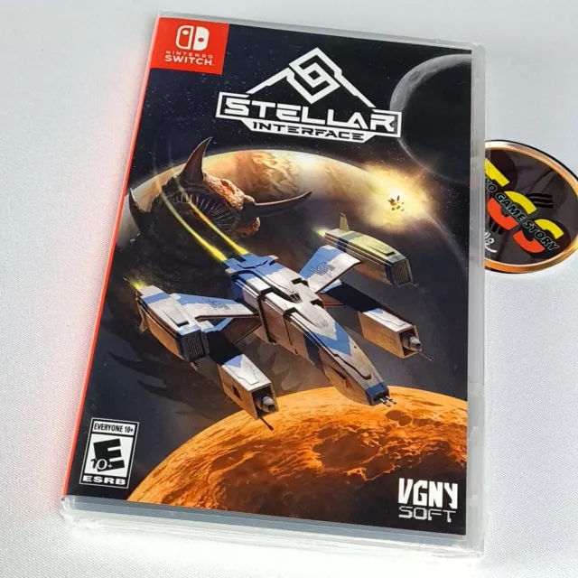 Stellar Interface SWITCH US NEW Shooting Game In EN-FR-DE-KR-PT-RU-ES Shmup 2