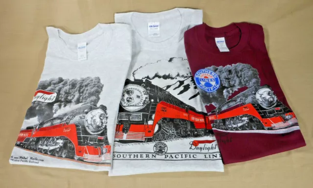 SP Southern Pacific Daylight Steam Locomotive Youth and Adult T-Shirt