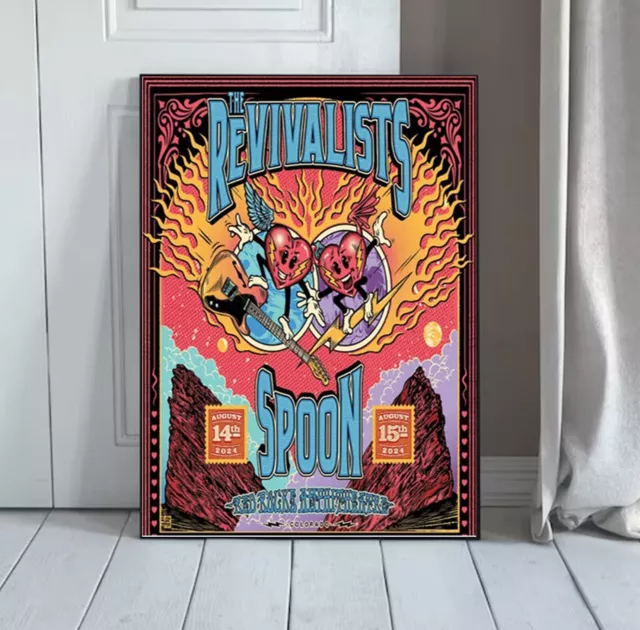 The Revivalists Tour 2024 Red Rocks Amphitheatre Poster