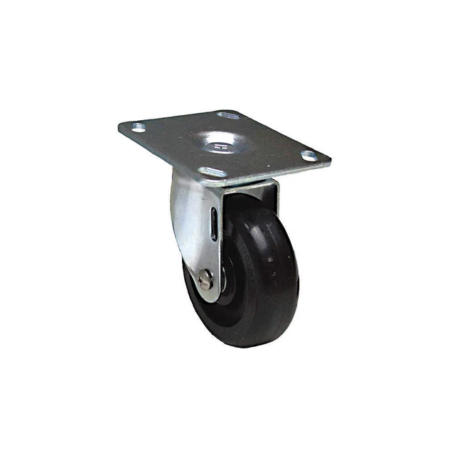 GRAINGER APPROVED P12S-PB040D-P3 NSF-Listed Plate Caster,Swivel,275 lb.