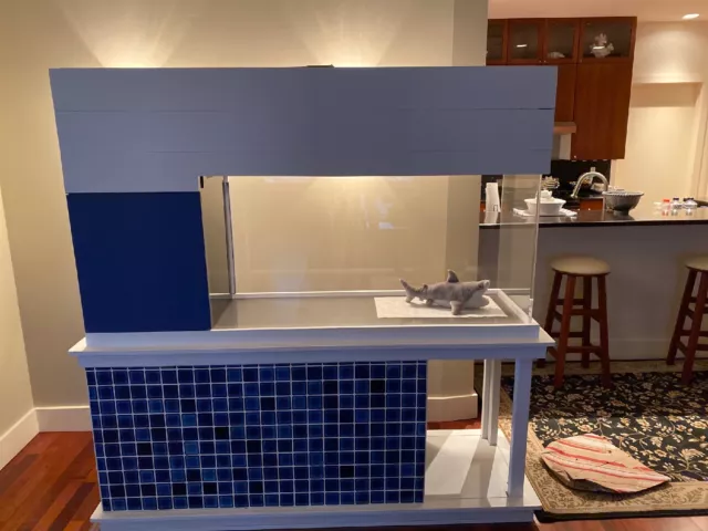 90 gal. Reef Fish Tank Aquarium with Stand 48 X 18 X 24