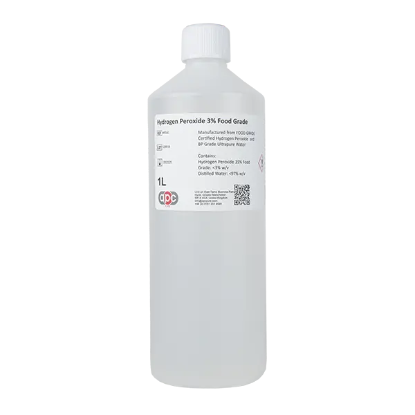 Hydrogen Peroxide 3% Food Grade - 1L *Free P&P*