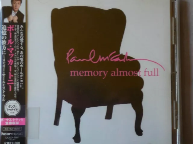 PAUL McCARTNEY``Memory Almost Full´´Japan CD mit Obi von 2007 mit 4 Songs