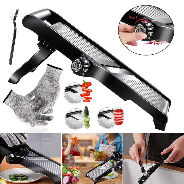 PROFESSIONAL MANDOLIN SLICER Vegetable Cutter Food Fruit Chopper Gretar