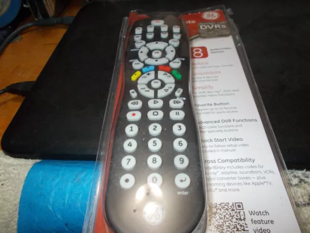 GE Universal 8 Device Remote Control 24927 New in package Universal Remote