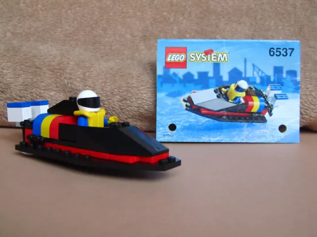 LEGO System Set 6537 Hydro Racer mit Anleitung  - Schnellboot Town