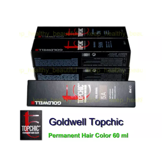 Goldwell Topchic Permanent Hair Color Colour 60ml from $19.3