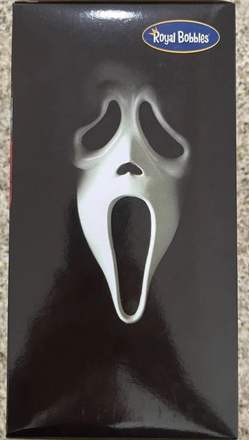 Royal Bobbles Scream Ghost Face Gitd Hot Topic Exclusive Bobblehead New 4