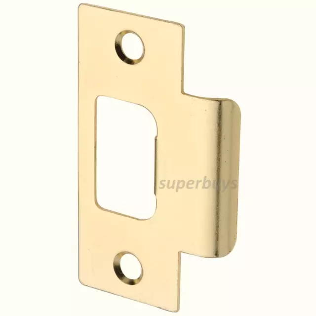 Brass Metal Door Lock Latch Striker Strike Striking Plate Pad Bolt Jamb T Set