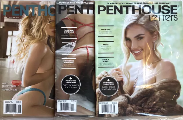 Penthouse Letters  Dec 21 Jan 22, April May '22 July August 22 Brand New