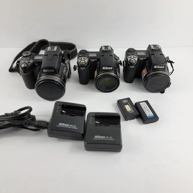 Nikon Coolpix 8800 VR 8.0MP Digital Camera Coolpix 5700 For Parts Or Repair Lot