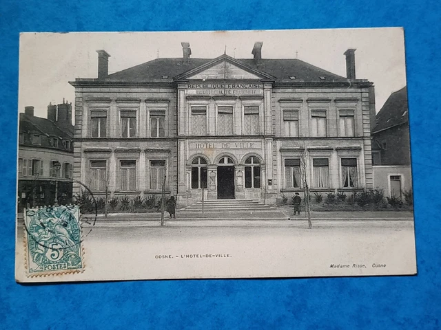 Cpa 58 Cosne - L'hotel-De-Ville