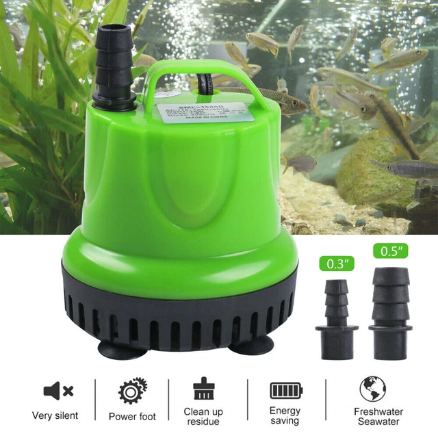 SUBMERSIBLE WATER PUMP Dirty Clean Aquarium Fountain Pool Pond Fish