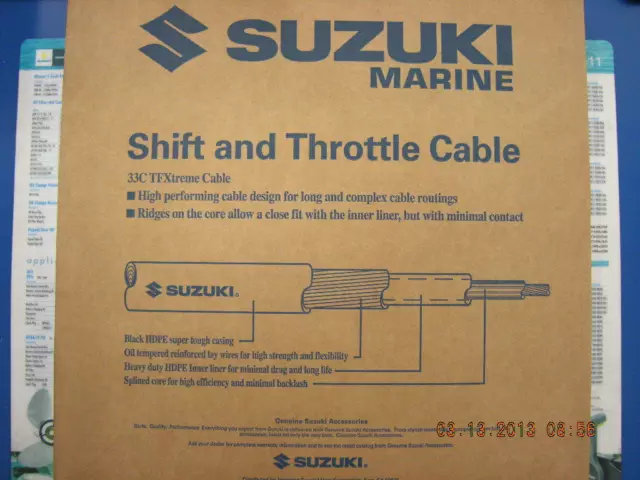 Suzuki Outboard 18FT 33C TFXtreme Performance Control Cable 99105-11002-018