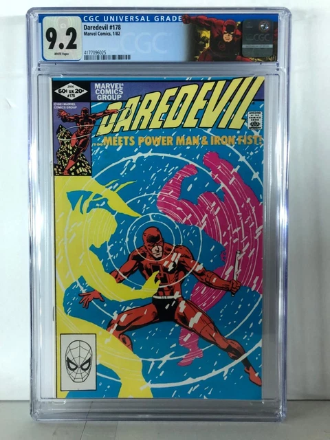 Daredevil 178 - Elektra and Kingpin Appearance - Custom Label - CGC Graded 9.2