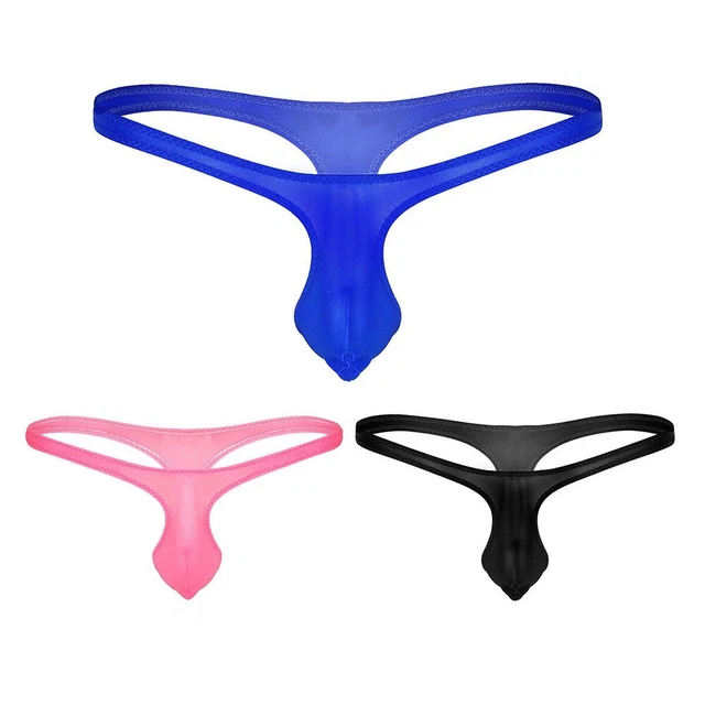 Slip String Homme Sexy Mauro Kane - Tanga Respirant Nylon élasthanne - Sous-vêtement Confort