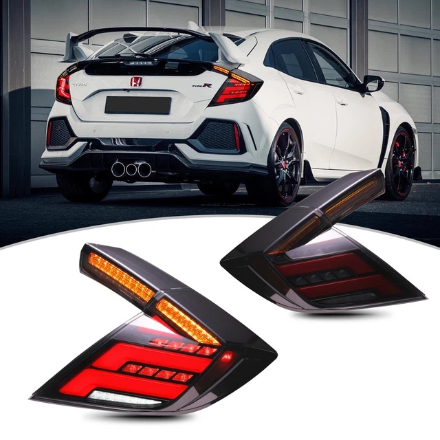 LED SEQUENTIAL TAIL Lights For Honda Civic Hatchback Type R 20162021 Rear Lamps 269.99 PicClick