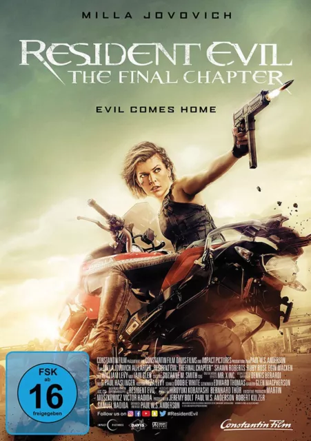 Resident Evil 6 - The Final Chapter - (Milla Jovovich) # DVD-NEU