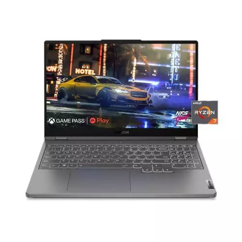 Computadora portátil para juegos Lenovo Legion 5 15.6" AMD R7 7735HS RTX 4060 16 GB RAM 512 GB SSD